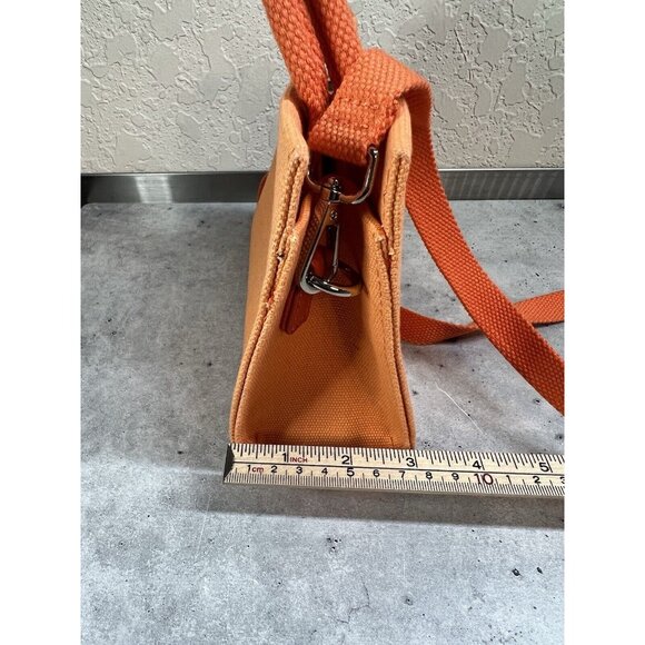 End Systemic Racism ESR Brandon Blackwood Orange Canvas Mini Tote Purse Bag - Picture 9 of 12